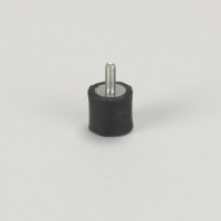 ANTI-VIBRATION SILENCER RUBBER M4 D 15 MM X L 15 MM