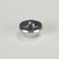 CAPPED STARLOCK PUSH-ON FIX NICKEL гофрированный стальной 6 MM (1/4")