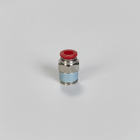 STRAIGHT ADAPTOR WITH 6 MM (1/4") TAPER THREAD FOR Труба D 6 MM 10-PACK