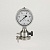 Манометр и санитарный кран, DN 40 CLAMP, 0-10 BAR