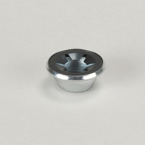 CAPPED STARLOCK PUSH-ON FIX NICKEL гофрированный стальной 6 MM (1/4")